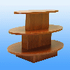 Custom wood display fixture
